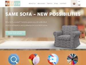 Soferia - klippan covers for IKEA sofas